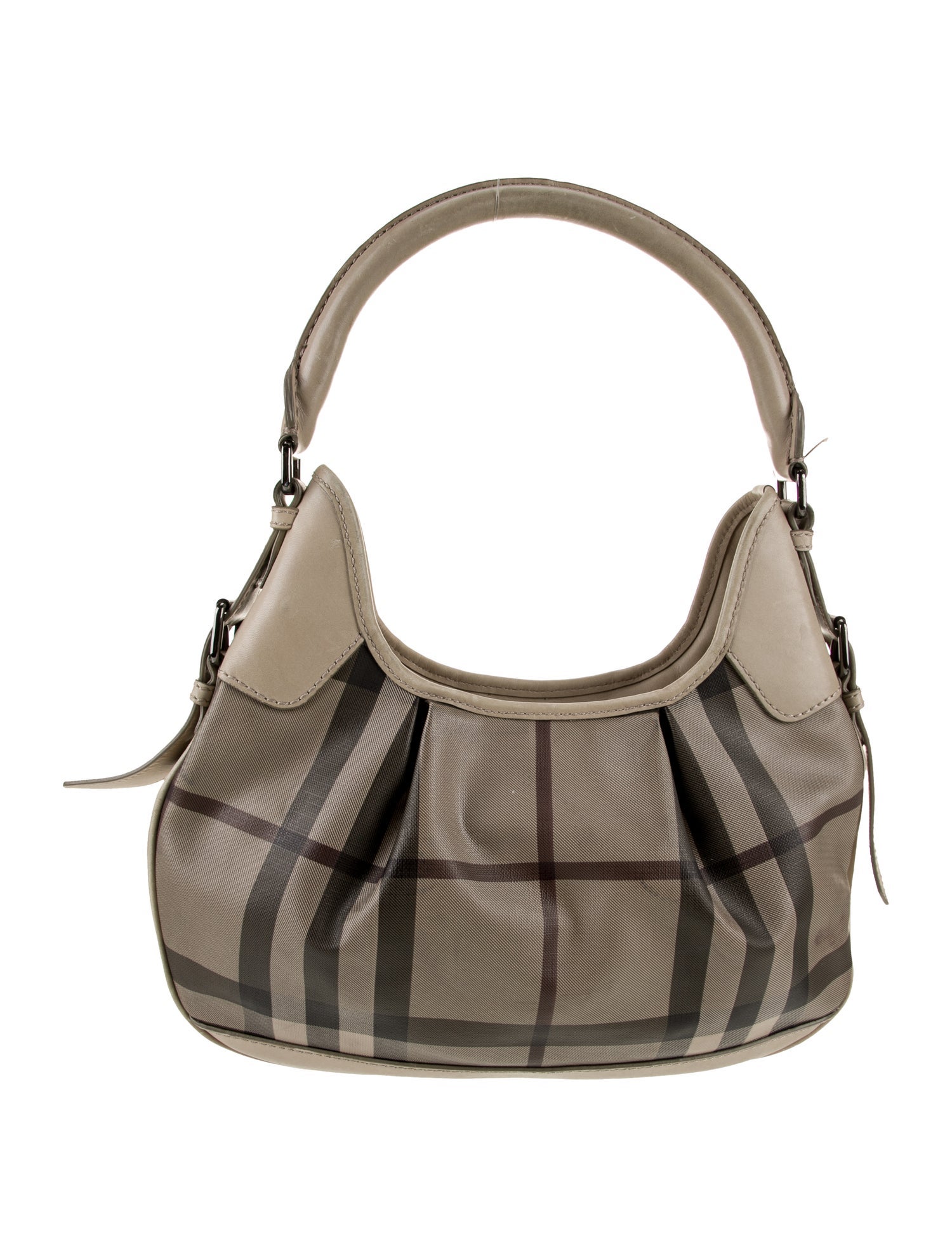 Burberry Smoked Check Hobo